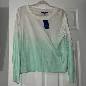 Apt. 9 sweater size medium tie dye fade new top shirt long sleeve women sweater